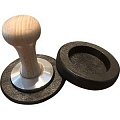 Подставка для темпера венге;дерево;D=59/90,H=20мм;тем.корич.