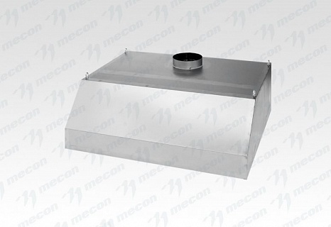 Зонт вытяжной ЗВЗ 1200*1000*400, нерж.ст.-1