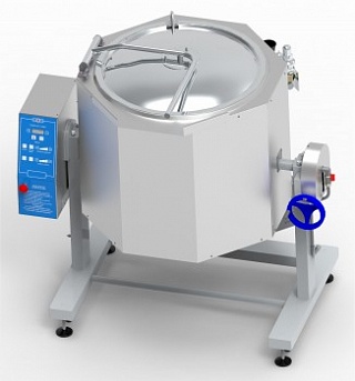 Котел пищеварочный опрокидывающийся КПЭМ-160-ОМР-В с миксером 11000018859 фото 1 Котел пищеварочный опрокидывающийся КПЭМ-160-ОМР-В с миксером 11000018859-1