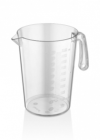 Кувшин мерный 5 л. без крышки, п/п прозрачн. GP /1/12/-1