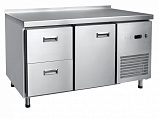 Стол холодильный СХН-70-01, дверь, ящики 1/2, неохлаждаемая столешница с бортом  24110111300 Стол холодильный СХН-70-01, дверь, ящики 1/2, неохлаждаемая столешница с бортом  24110111300