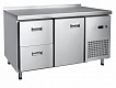 Стол холодильный СХН-70-01, дверь, ящики 1/2, неохлаждаемая столешница с бортом  24110111300