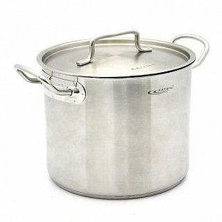 Кастрюля 9,0 л ТРС (d-24, h-20) общепит, метал. кр. 1/2-1