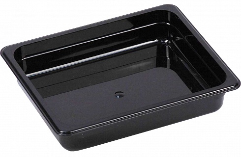 Гастроемкость из поликарбоната GN 1/2 327х265х65 мм черная [JW-P122B]-1