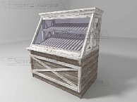 Витрина "Прованс" 800-1000-1300