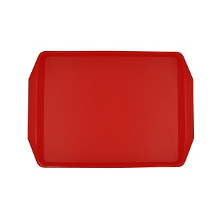 Поднос 42*30 см красный, поверхность шагрень MG /1/10/-1