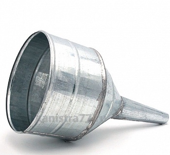 Воронка металлическая прямая d 165/25мм (большая) с сеткой-1