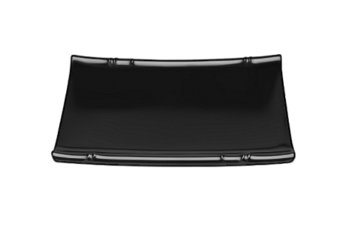 Тарелка прямоугольная 25,5*18,5см "Черный"-1