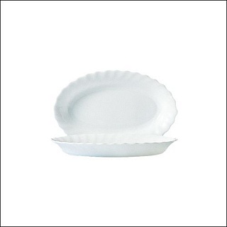 Тарелка овал. d=220 мм. Трианон (63118) /6/36/-1