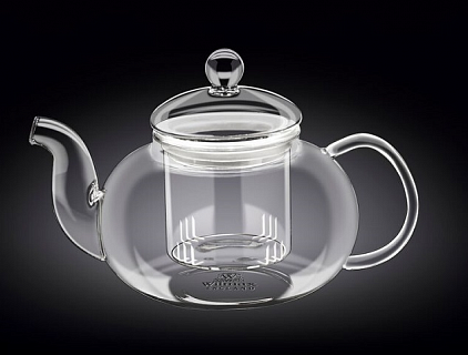 Чайник заварочный 620 мл с колбой термо стекло Thermo Glass Wilmax /1/24/-1