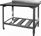 Стол СПЛ 1200*600*850 полка-решетка оцинк.