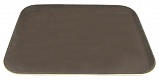 Поднос черный прорез.раб.поверх.12х16'' (30х40см)