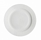 Тарелка мелкая 200 мм "Гладкий край" белая 30/30