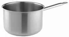Сотейник  2,2 л. нерж. d=24 см. h=7,5 см. конический (индукция) Proff MGSteel (20021)