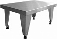 Подтоварник Пт 400*400*350 столешница нерж., каркас уголок нерж., с обвязкой