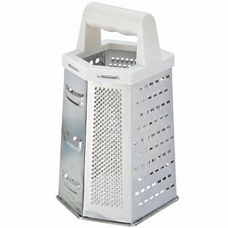 Тёрка шестигранная Доляна «Помощник», 10×12×20 см, цвет МИКС-2