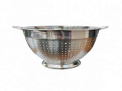 Дуршлаг нерж. на ножке d=28 см., h=14,5 см 1/48-1