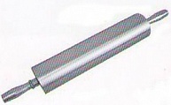 Скалка 45см алюминий вращ.ручки