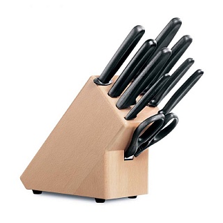 Набор из 9 столовых приборов VICTORINOX: 6 ножей, вилка для мяса, ножницы, мусат-1