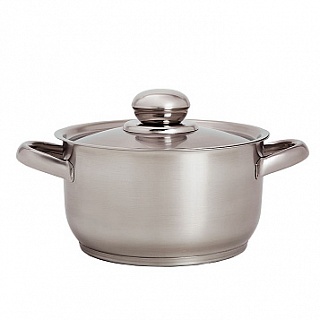 Кастрюля 1,5 л Прима (сатин) 160 мм ТРС, КМ (ст.арт 1с866) 1/4-1