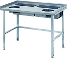 Стол специализированный для очистки овощей СО-С-2-1500.800-02 (СО-2/1500/800)