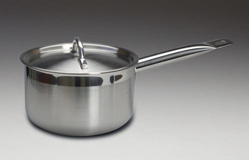 Сотейник нерж.двойное дно 2л d=160/100[101613 со шкалой] -1