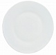 Тарелка плоская круглая d=20 см белье 6/48