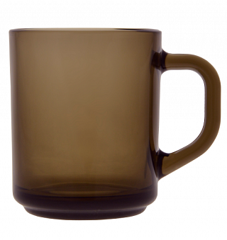 Кружка 250 мл. d=74, h=95 мм дымчатая /6/1260/-1