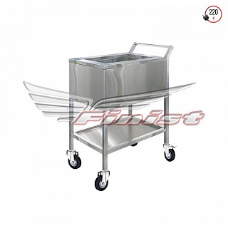 Мармит передвижной 1100*655*850 паровой, для кейтеринга, нерж. сталь-1
