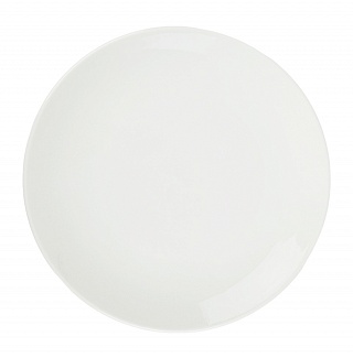 Тарелка плоская круглая d=20 см, белье 10/60-1