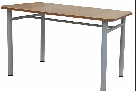 Стол 2000*800*740 мм пластик БУК /серый на металлокаркасе 6 опор-1