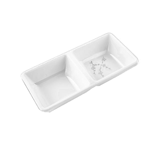 Подсоусник двойной 14,8*7,2см "Японская слива"-1