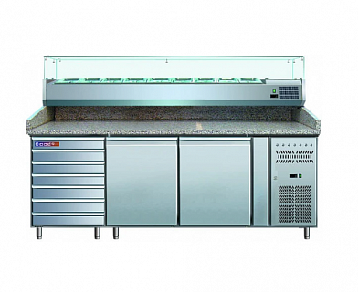 Стол для пиццы Cooleq PZ2610TN-VRX380 фото 1 Стол для пиццы Cooleq PZ2610TN-VRX380-1