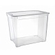 Контейнер 555х390х435 мм с крышкой прозрачный, ПП [4630032194277, 433204601]