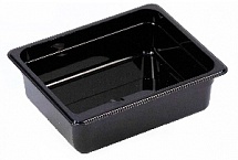 Гастроемкость из поликарбоната GN 1/2 327х265х100 мм черная [JW-P124B]