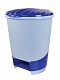 Ведро для мусора с педалью 10,0 л голубой 1/1