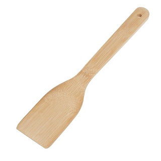 Лопатка дерев. 28 см. прямая раб. часть 9*5,5 см. бук /1/-1