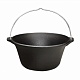 Казан 10,8 л. чугун. d=37,5 см. h=17,5 см. с ручкой 