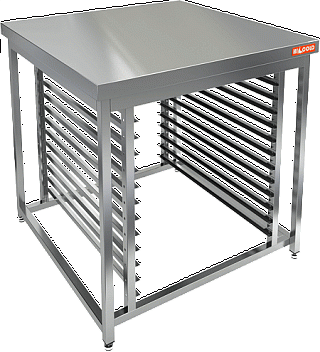 Подставка нержавеющая под конвектомат НППК-9/9/9-1