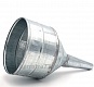 Воронка металлическая прямая d 165/25мм (большая) с сеткой