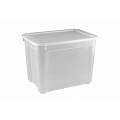 Контейнер для продуктов прямоуг. 22 л. 38,9*27,5*28,6 см. п/п Кристалл Рс /1/5/