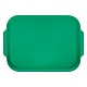 Поднос столовый 450х355 мм с ручками зеленый [06]															