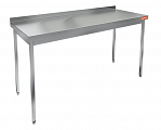 Стол производственный пристенный с бортом без полки HICOLD НСО-18/6Б