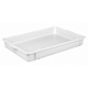 Лоток для теста 650х430х80 мм без крышки белый ПП