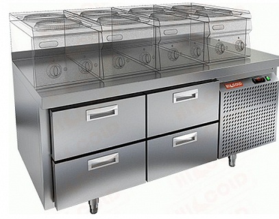 Стол морозильный HICOLD GN 22/TN LT-1