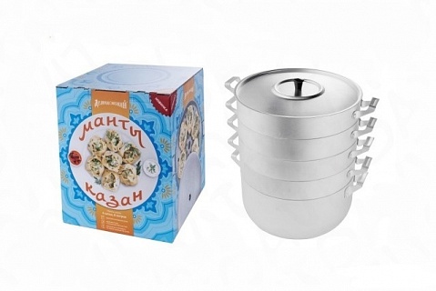 Манты-казан 6,0 л. 4 сетки 1/1-1