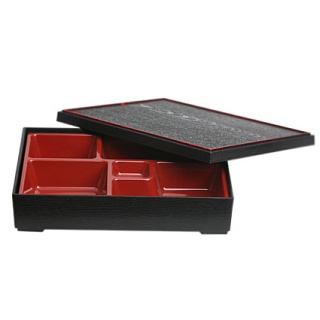 Ланч бокс (5 отделений) 27*21* 6 ч/кр-1