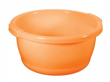 Таз 10 л. d=350 мм. h=170 мм. пищевой п/п цвет в ассорт. /1/14/-1