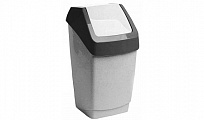 Контейнер для мусора ХАПС 25,0 л мрамор 1/4