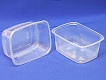 Контейнер 250мл прямоугольный УЮ, ПП с крышкой (100 шт/упак, 10 упак/кор)